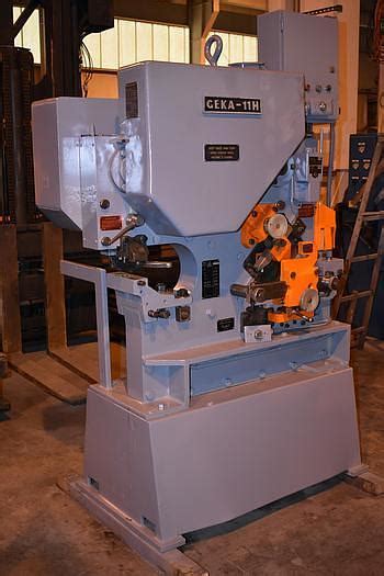 Used 50 Ton Geka 11h Universal Ironworker For Sale In Cincinnati Ohio