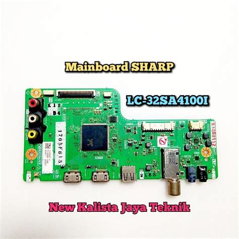 Jual MAINBOARD TV SHARP LC 32SA4100I ORIGINAL QPWBNG820WJN3 MB SHARP