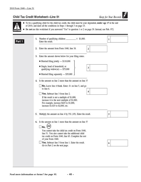 23 Latest Child Tax Credit Worksheets [+Calculators & Froms]