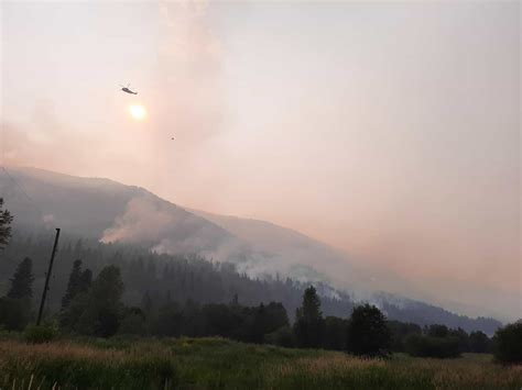 Embleton Mountain Fire Has Been Stopped Before The Heffley Louis Creek