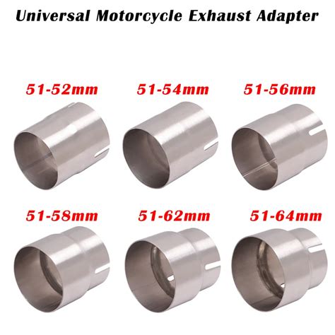 Adaptador De Escape Universal Para Motocicleta Silenciador Reductor De