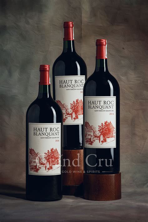 Rượu Vang Đỏ Haut Roc Blanquant Saint Émilion Grand Cru 2016 1 5 Lít