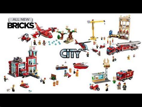 Lego City Fire Sets 2019 Compilation of all Sets - Lego Speed Build ...