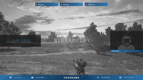 Minimalist Stream Package - Streamplay Graphics