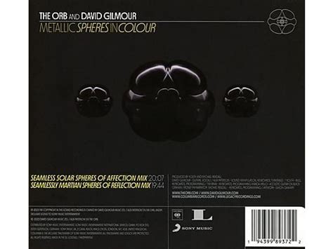 The Orb And David Gilmour The Orb And David Gilmour Metallic