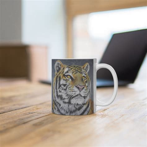 Mug de café tigre Céramique Tasse grand chat tasse exotique