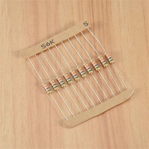 500pcs 50 Values 1 2W 0 5W 5 Carbon Film Resistors Assorted Kit Set