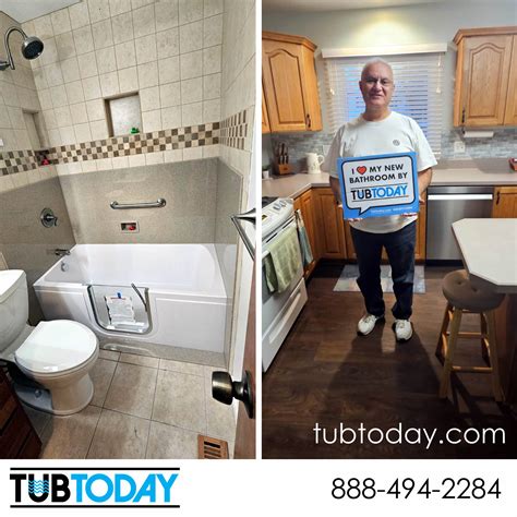 Lay-Down Walk-in Bathtub Customer Install - TubToday