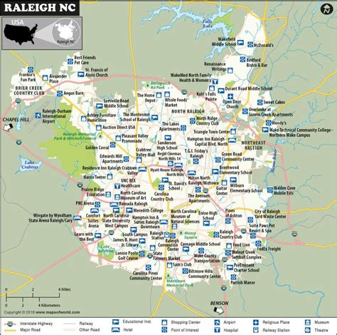 Map of North Carolina Cities | North Carolina Map with Cities in 2024 ...