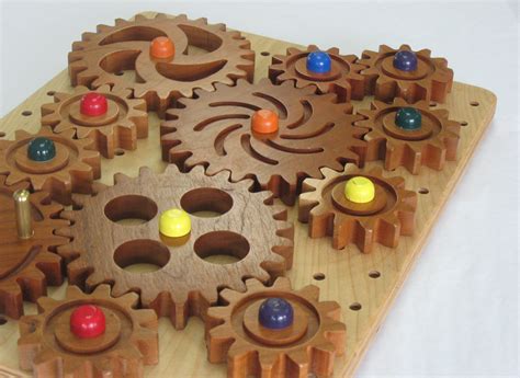 Ian Johnsons Wooden Gears Wooden Gears Handcrafted Box Kids Wooden