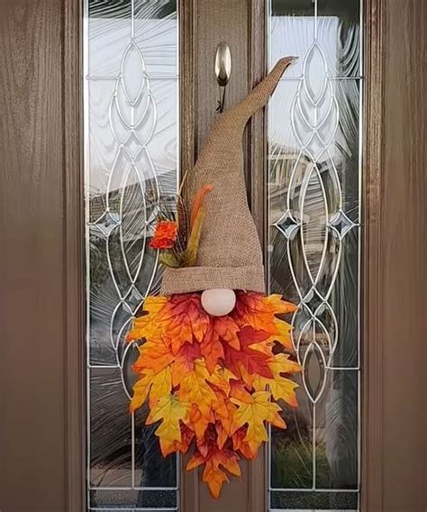 Fall Gnome Wreath DIY Dollar Tree DIY Original Creator Of Fall