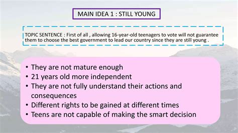 Should The Voting Age Be Lowered To 16 PPT