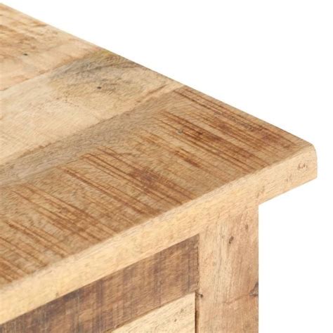 Abb Table De Chevet X X Cm Bois De Manguier Brut Qqmora