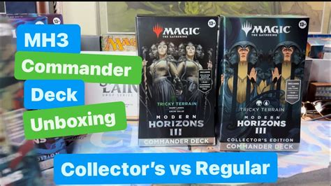 Is It Worth Getting The Collector’s Edition Mh3 Commander Decks Tricky Terrain Unboxing Youtube