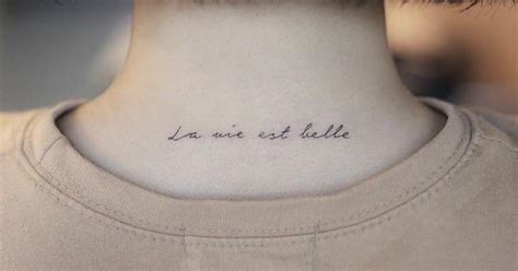 Top 123 + La vie est belle meaning tattoo - Spcminer.com