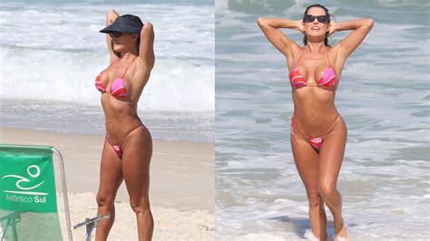 Deborah Secco Ostenta Corpo Sarado Em Dia De Sol E Calor No Rio De Janeiro