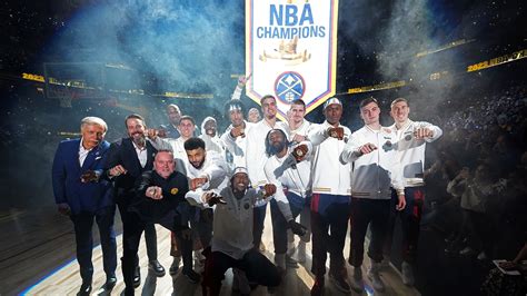 Denver Nuggets Celebrate First NBA Championship in Banner Night ...