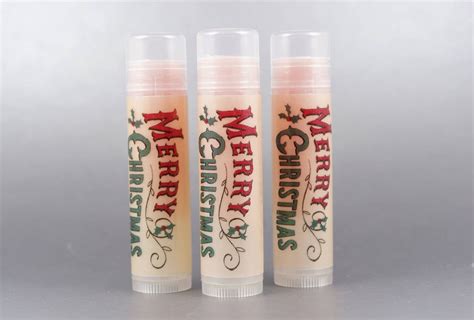 Personalized Merry Christmas Lip Balm Etsy