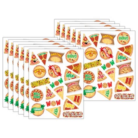 Teacher Created Resources Pizza Stickers, 120 Per Pack, 12 Packs, 120 Per Pack, 12 Packs - Kroger