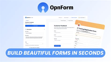 Opnform Free Open Source No Code Form Builder