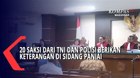 Sidang Dugaan Pelanggaran HAM Berat Paniai Di Pengadialn Negeri