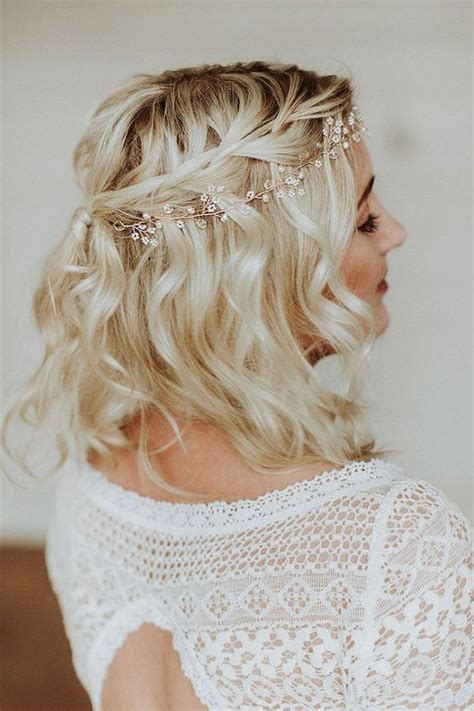 10 Coiffures De Mariage Sur Cheveux Courts Wedding Secret