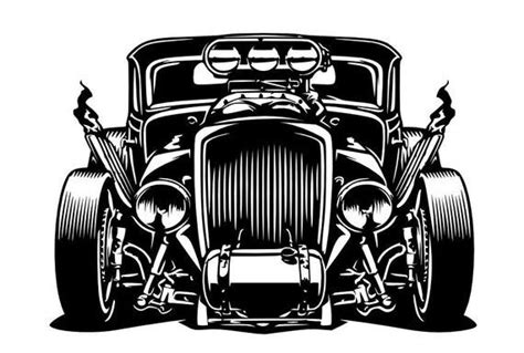 Hot Rod Rat Rod Dxf Svg Vector File Only Etsy In Hot Rod Hot Sex Picture