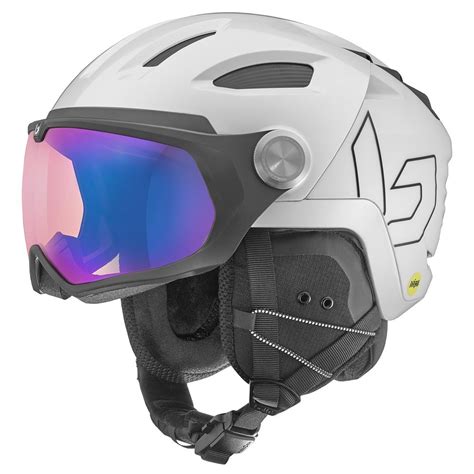 Bollé Helmet W Visor V Ryft Mips White Pearl Shiny Winter 2024