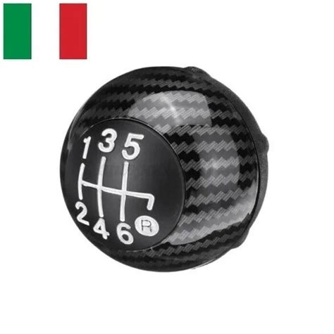 POMELLO LEVA CAMBIO Impugnatura Manopola Per FIAT 500 C Abarth 6 Marce