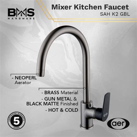 Jual AER Mixer Kitchen Faucet Kran Dapur Panas Dingin Kran Air SAH K2