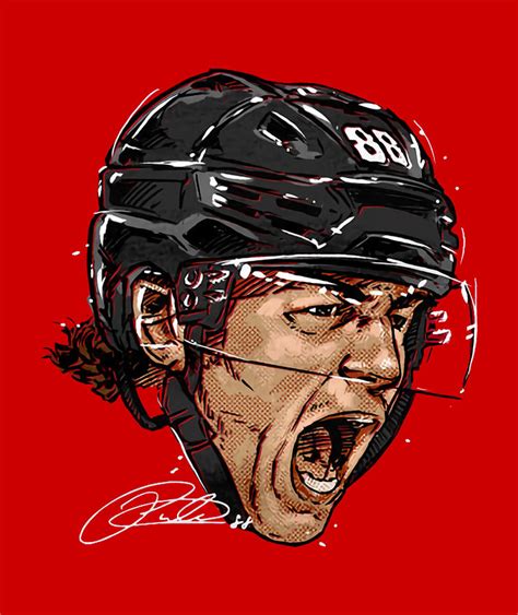 Patrick Kane Scream Digital Art By Kelvin Kent Pixels