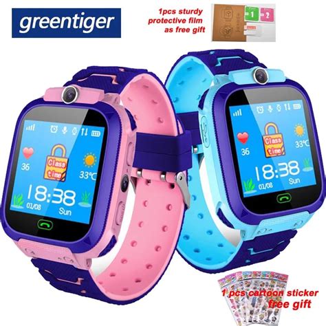 Greentiger relógio inteligente infantil smartwatch para crianças