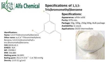 China Tris Bromomethyl Benzene Cas No Manufacturers