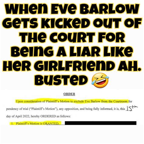 Nica 🇺🇸 🌈 ️ 🏴‍☠️ on Twitter: "Eve Barlow is back. Spreading bs again ...