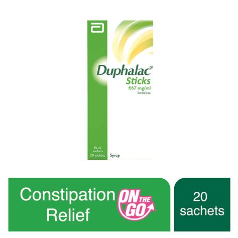 Duphalac Syrup Sticks 667 Mg Ml 20 S 15ml Sachet Reviews