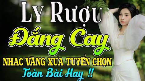 LY RƯỢU ĐẮNG CAY NHẠC TRỮ TÌNH BẤT HỦ HAY NHẤT TUYỂN CHỌN NHẠC VÀNG HẢI