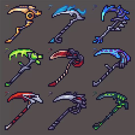 32x32 scythe weapon pack Minecraft Texture Pack