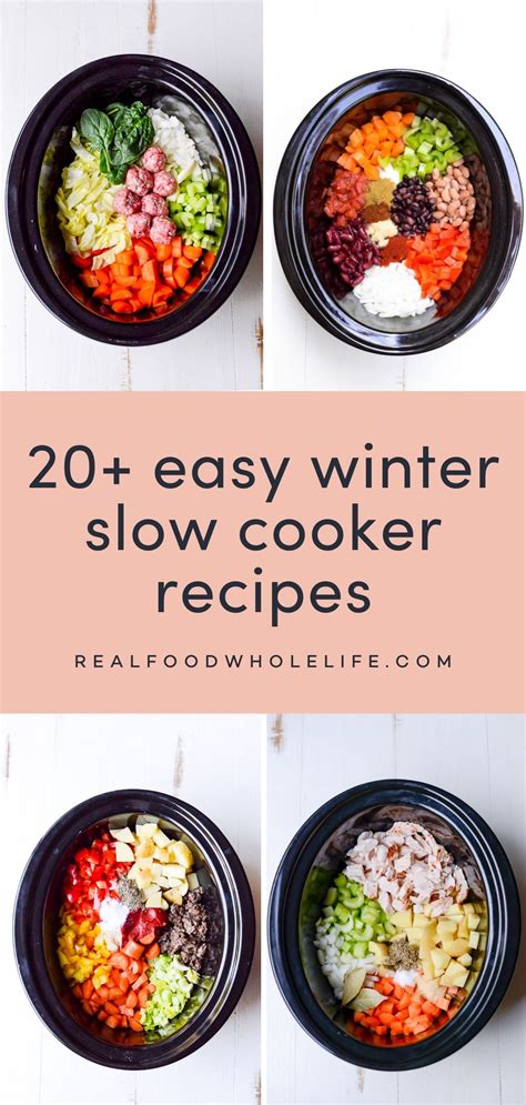 20+ Winter Slow Cooker Recipes - Real Food Whole Life