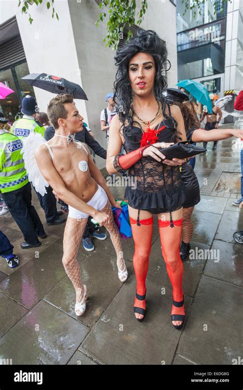 England London The Annual Gay Pride Parade Participant Stock Photo Alamy