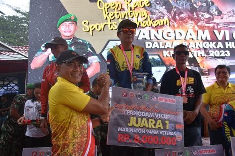 Mayjen Tni Tri Budi Utomo Tutup Secara Resmi Lomba Ketinting Piala