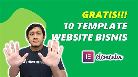 Cara Gampang Bikin Website Landingpage Pakai Template Youtube