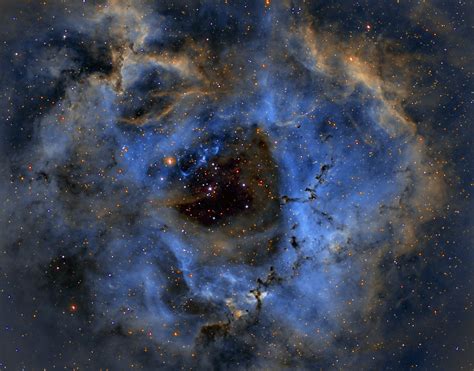 Rosette Nebula in Hubble Palette « Cloudbreaker