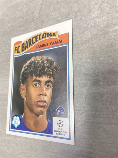 TOPPS LIVING SET 2023 2024 Lamine Yamal RC Barcelone 1ère recrue EUR 11