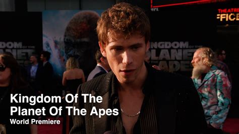 Kingdom Of The Planet Of The Apes World Premiere Interviews Owen