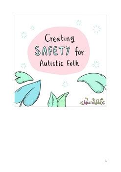 Creating Safety For Autistic Folk By Emily Hammond NeuroWild TPT