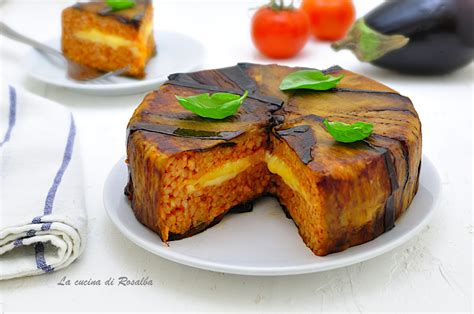 Timballo Di Riso Con Melanzane La Cucina Di Rosalba