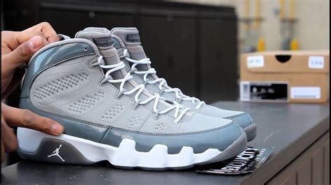 Air Jordan Retro 9 Cool Grey Unboxing Exclucity Youtube