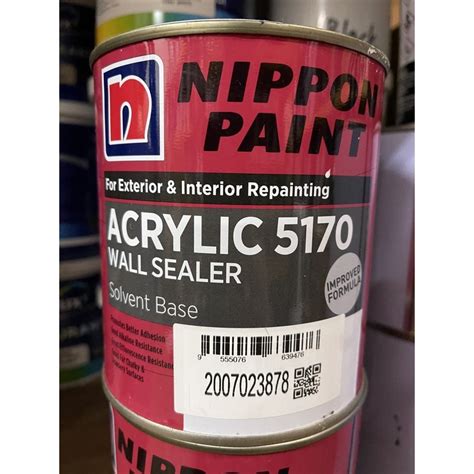 Nippon Paint Acrylic 5170 Interior Exterior Wall Sealer 1LITER