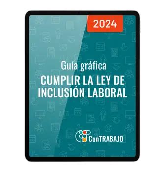 Descarga Guía gráfica Ley de inclusión laboral 2024 FCT