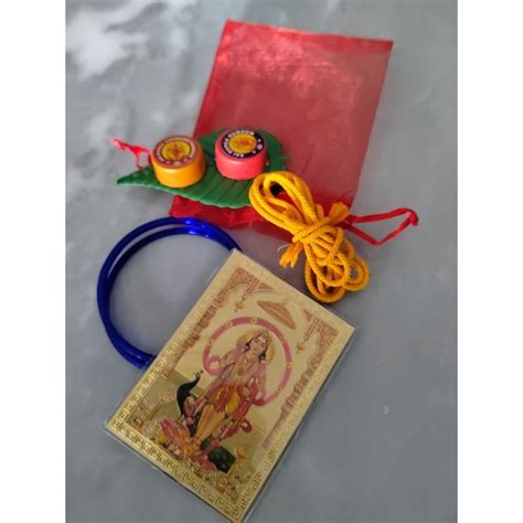 Manjal Kumkum Set With God Photo Magnet Shopee Malaysia